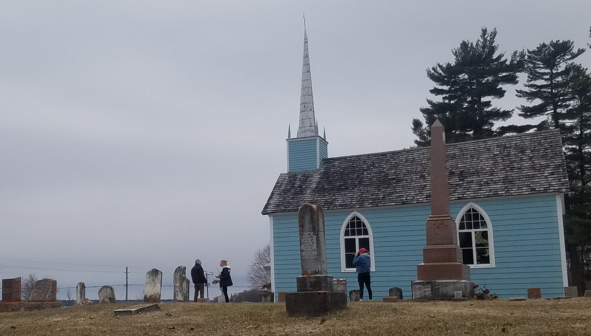 .<a href="/NewhouseSU/">Newhouse School</a> students talk to the caretaker of this cemetery about the site's role in smuggling during prohabition #borderlines