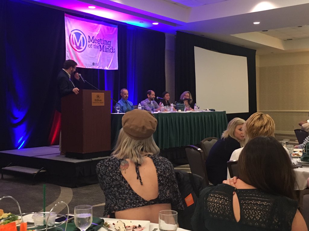 reduffy66's tweet photo. David Arnold leading a lunch panel on the implications of legal marijuana on college campuses...#MOMINDS19 https://t.co/DKXNBTbD4G