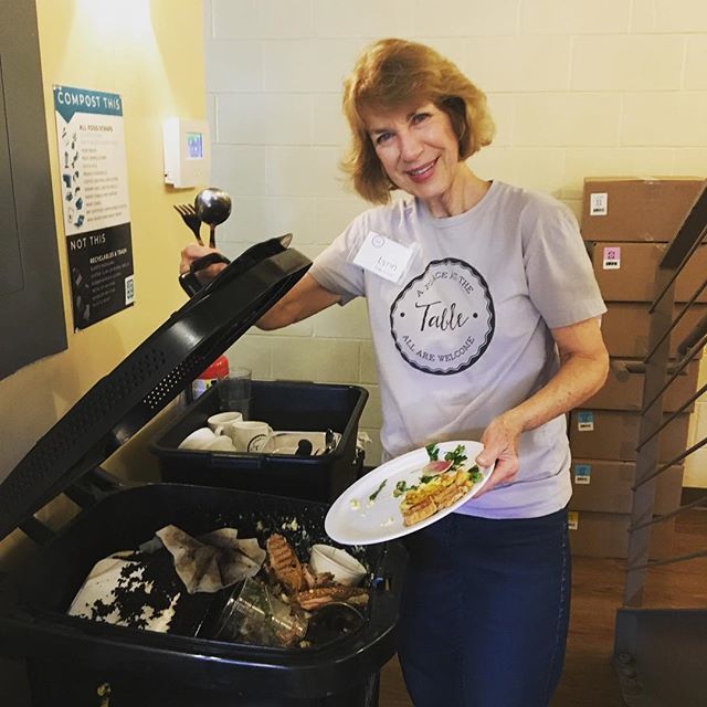tableraleigh's tweet photo. Didn’t clean your plate? We can’t imagine why, but your loss is mother nature’s gain. We are COMPOSTING now!! #tableraleigh #tablematters #compostnow #sustainability #raleighnc https://t.co/jRlV5RJLpp