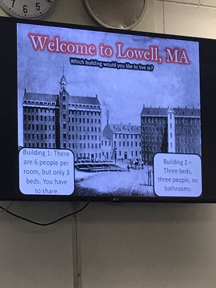 Jessiusf's tweet photo. Life of a Lowell Mill Girl #WildCatsMakingADifference @PascoSocStudies https://t.co/eDHgnEv223