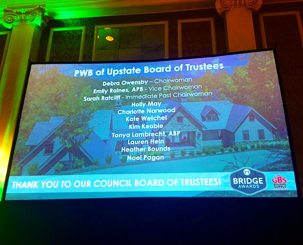 BoundsTeamMTG's tweet photo. Heather was recognized at last night's #BridgeAwards for being on the @HBAofGreenville Professional Women Builders Board of Trustees at the Poinsett Club. 🏡🙌🍾🥂
#PalmettoMortgage #GreenvilleSC #GreenvilleSCRealEstate #YeahThatGreenville #UpstateSC #SouthCarolina #RealEstate https://t.co/IfkUEVzc9c