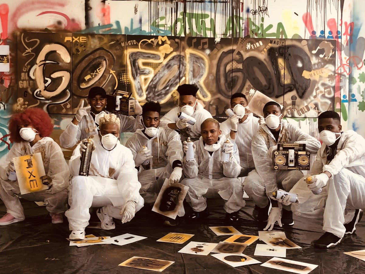 Yvettedgayle's tweet photo. Don’t settle for less - Go for Gold like these influencers and advocates did with us today.  @nasty_csa @sammieheavens @1audiomarc @wobbly_rsa 
@fismaz007
@ntando_cele
@breeze_rsa
@keith_rhameck
@kanyedre  #findyourmagic #axegoforgold #africacreativeagency https://t.co/L0Pchl1Gfv
