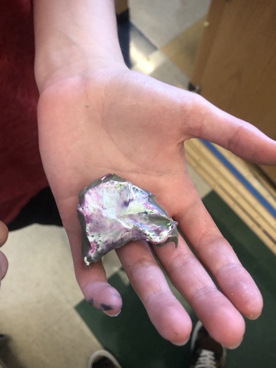 Koolin_With_K's tweet photo. Making our own rock! Started as sediments and ended with igneous! #HMSProud #SCIENCE #OurFISDStory https://t.co/eHnAuaKdu3