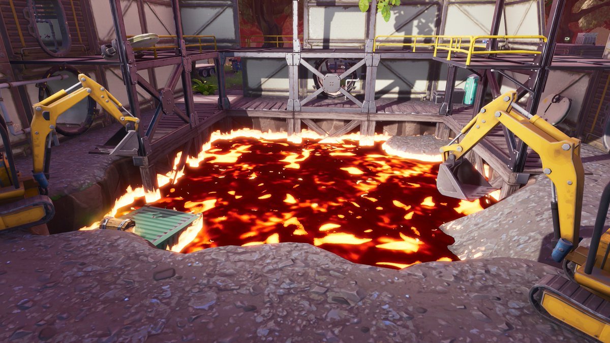PeakVolcanic's tweet photo. New "LAVA DIVOT" !!! in Fortnite!!!

The digsite of Dusty Divot is full of Lava!

#FORTNITE https://t.co/1xTXZknAsS