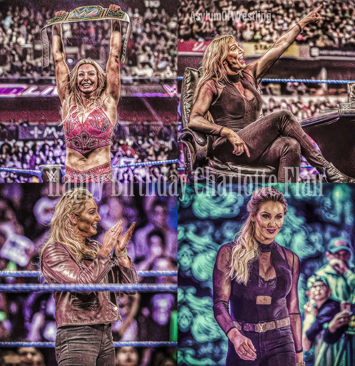 EndOfLightness's tweet photo. Happy Birthday #Queen #CharlotteFlair  The Next #DoubleChampion @MsCharlotteWWE 
#WrestleMania #NXTTakeOver #NXTUK 
I hope This Edit Of Mine Will Get a lil bit of her Attention https://t.co/WYyZ8SHZzn