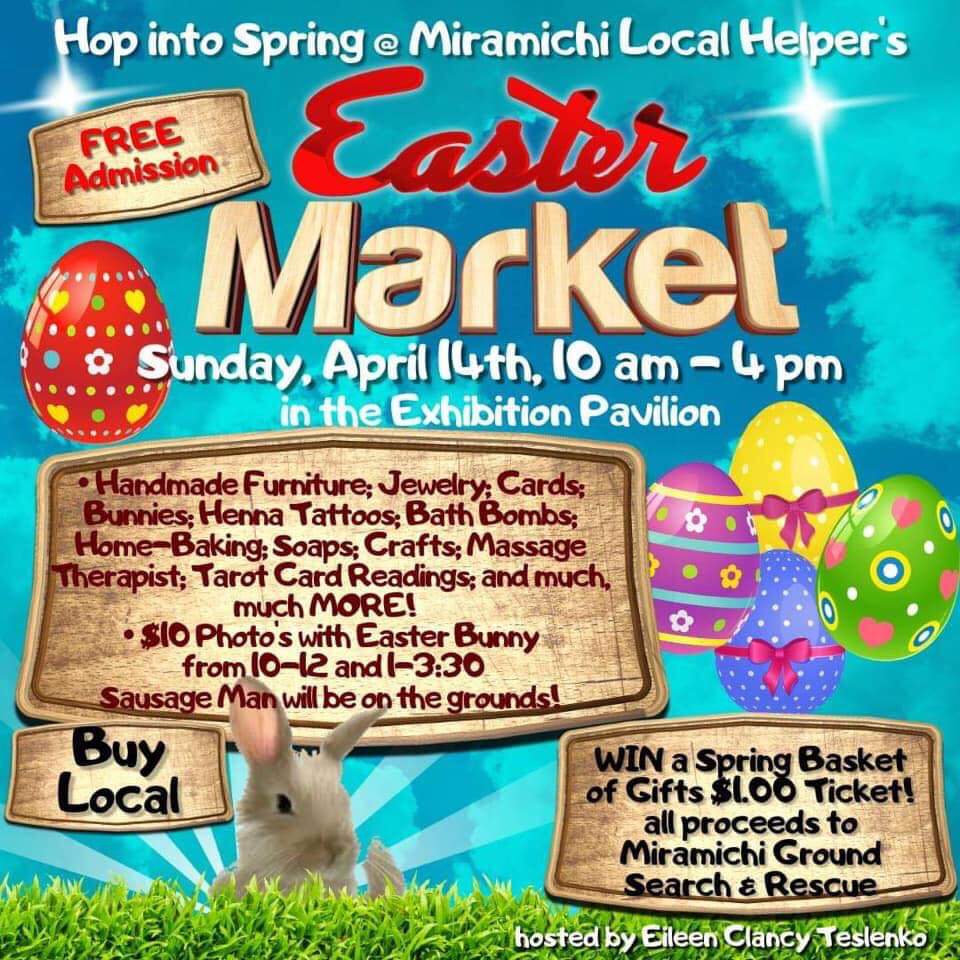 MiramichiGSAR's tweet photo. Tickets will be sold on a basket of items to which the proceeds will be donated to Miramichi Ground Search and Rescue.  The team will also have a table set up to provide information and to hand out applications. https://t.co/2eWidrEbiz