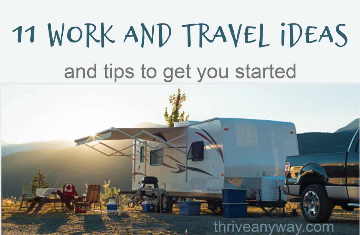 thriveanyway's tweet photo. 11 Work & Travel Ideas & tips to get you started - #blogboost #laptoplifestyle #workandtravel #seniorpreneur #boomer #rvlife #onlinebusinessopportunity #shopfiy #IneedaVirtualPartner #ThriveAnyWay #ActiveSeniors #Yuppies #jobsforseniors https://t.co/zP7TWdJUmm https://t.co/erz0YsxnJ9