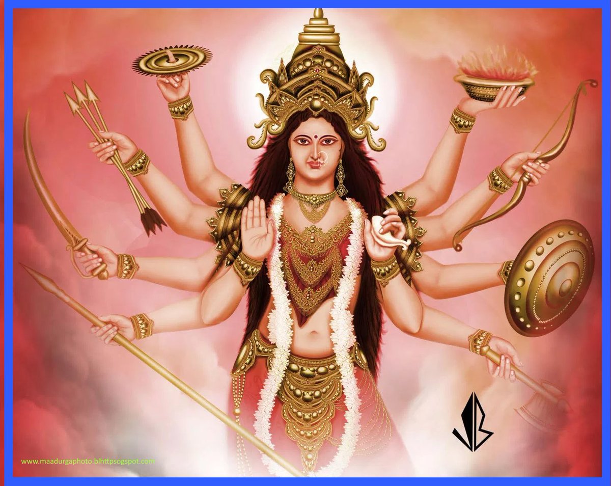May Maa Durga empower you and your family with her nine Swaroopa of Name, Fame, Health, Wealth, Happiness, Humanity, Education, Bhakti & Shakti. 
#HappyChaitraNavratri  !!