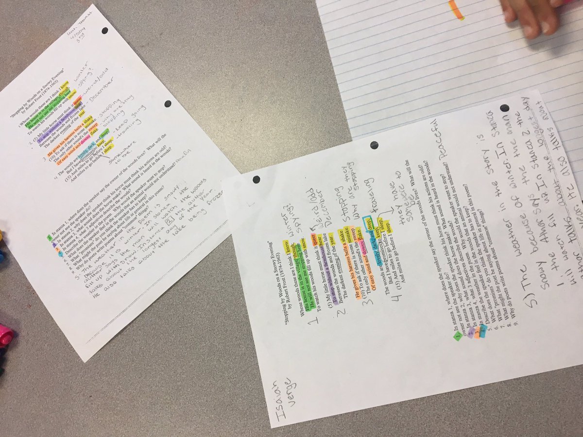 oms_mrs_beasley's tweet photo. It may be intervention, but we are still going to add rigor in preparation for TNReady. Highlighting evidence, unknown vocabulary, and end rhyme. #readingintervention #readingrti #readingmatters #champions #JUSTDOntquIT #thepowerofyet https://t.co/oItYIct2yn