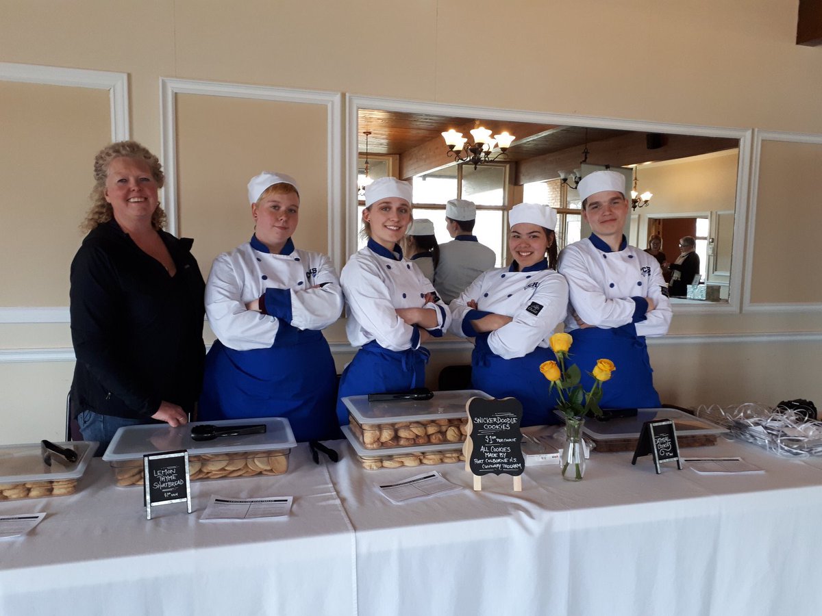 Kudos to the Port Colborne High School <a href="/port_high/">Port Colborne High</a> Culinary Students &amp; Julie Wiersma for their excellent baked cookies (<a href="/chefannaolson/">Anna Olson</a> recipes). Great job!
