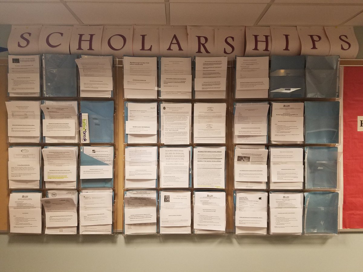 Seniors, there are still lots of scholarship applications awaiting you in the school counseling office!