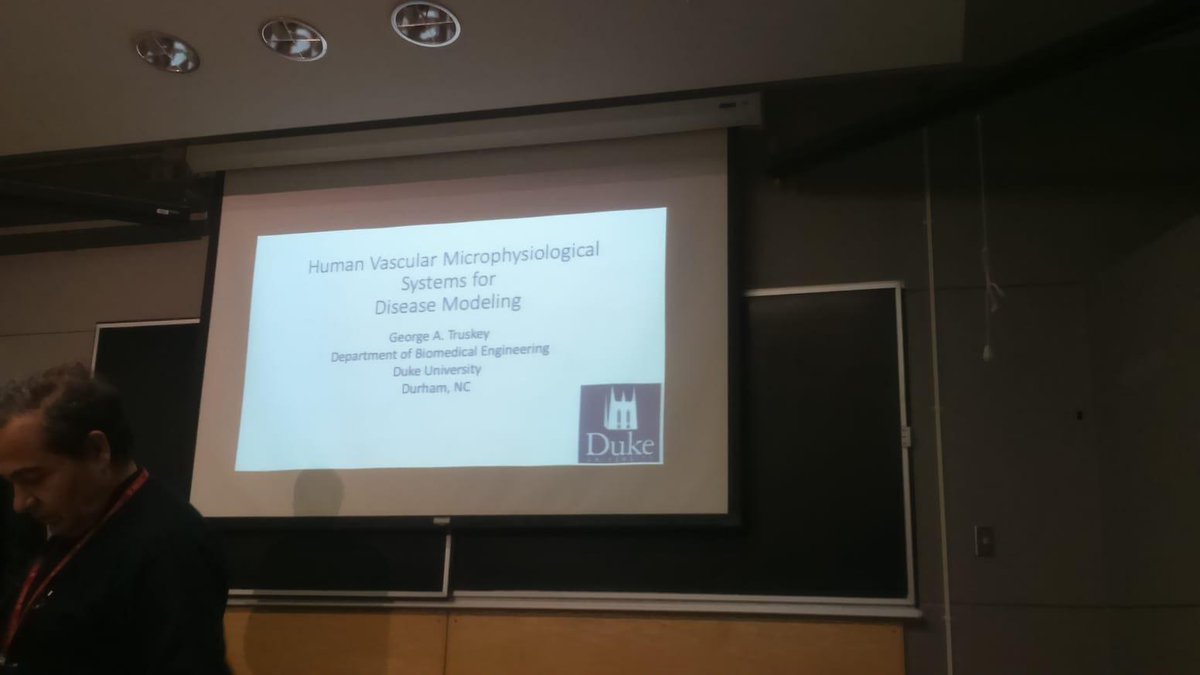 Terrific seminar from Georges Truskey  from <a href="/DukeU/">Duke University</a> on microphysiological vascular model on chip, really gave some interesting perspective on the organ on chip game! <a href="/BlackholeLab/">BlackHole Lab</a> @UTCBS @bme_mcgill 
 
for the BBB <a href="/nathalie_mignet/">Nathalie Mignet</a> @jseguin_cnrs I thought about you guys