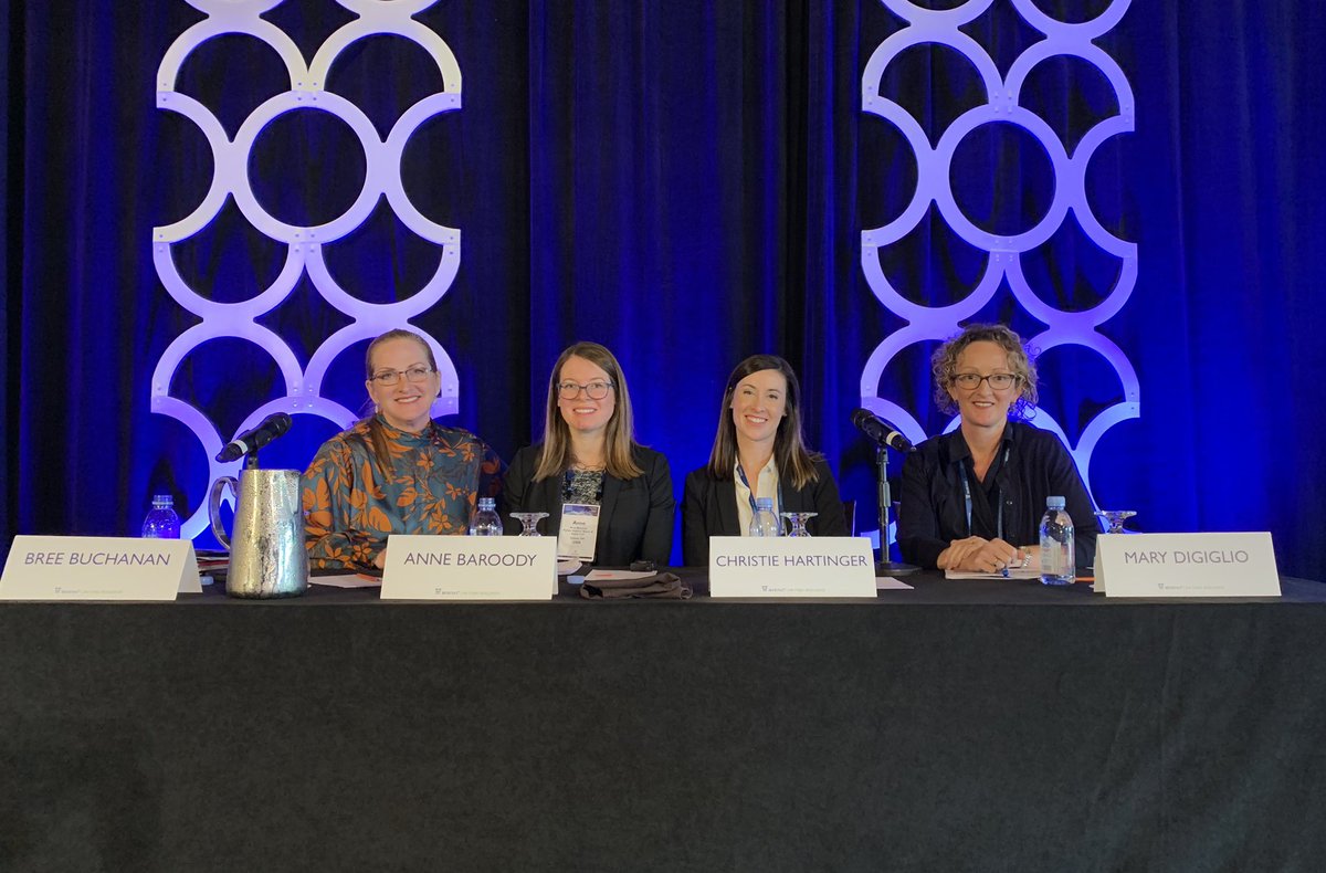 DawnI_MN's tweet photo. An open dialogue among @MeritasLawFirms on importance of lawyer/employee wellness and well-being with distinguished guest speaker Bree Buchanan at Krill Strategies and panelists from @wyrickrobbins, @ParkerHudsonLaw and @SwaabLaw showcasing the programs/commitment at their firms. https://t.co/qj37fhqfaW