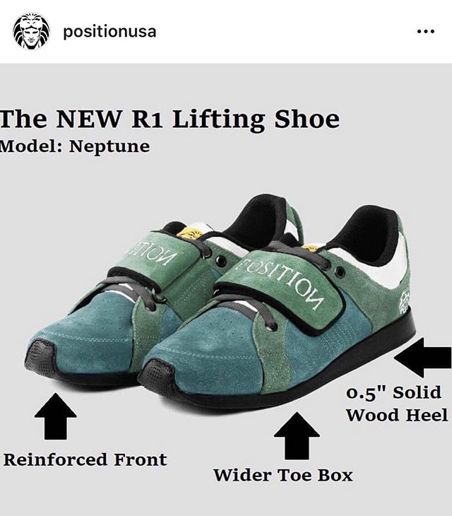 position weightlifting shoes