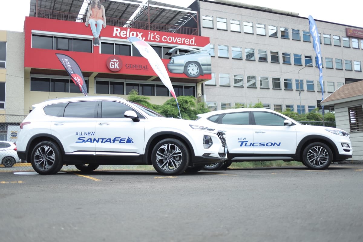 GKInsurance_ja's tweet photo. #happeningNow The Drive Away with Hyundai Road Show. Join us now at the GKI parking lot in New Kingston and see the cars on display. Also learn about the offers from First Global Bank and GK Insurance.
#fgbmagnapromotion #reasonstodrive #magnamotors https://t.co/OKJ4nyIbTr