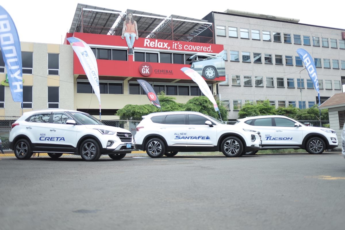 GKInsurance_ja's tweet photo. #happeningNow The Drive Away with Hyundai Road Show. Join us now at the GKI parking lot in New Kingston and see the cars on display. Also learn about the offers from First Global Bank and GK Insurance.
#fgbmagnapromotion #reasonstodrive #magnamotors https://t.co/OKJ4nyIbTr