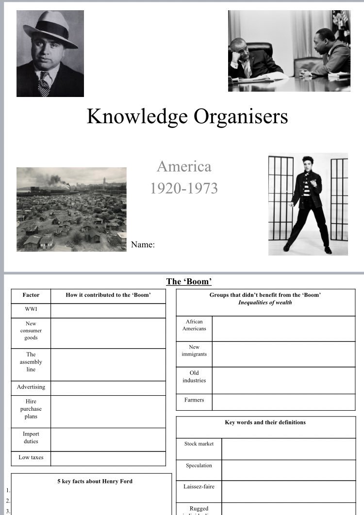 Year 10 - have fun getting on with these beauties over the Easter holidays! Don’t forget that there are comprehensive notes available for America on Moodle under KS4 History/GCSE New Specification/Revision resources. Enjoy! 🤓