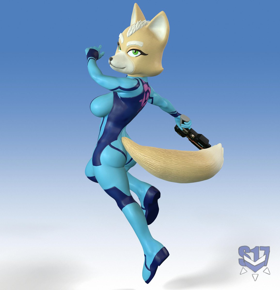 Render set 3/4 Zero Suit Fox Busts down the competition! 