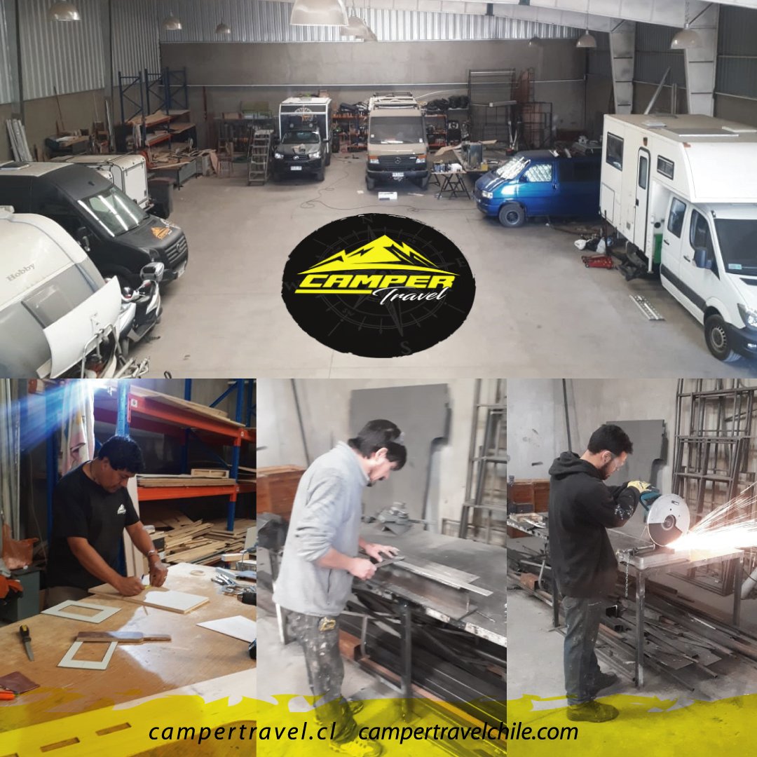 Nuesto Taller! Santa Clementina 100, Colina - Santiago, 
 contacto@campertravel.cl 
campertravel.cl - campertravelchile.com #Campers #campertravel #travel #santiago  #patagonia #campervan #4x4   #calama #atacama #lifestyle #chiletravel #rentacamperchile #rentalcamper