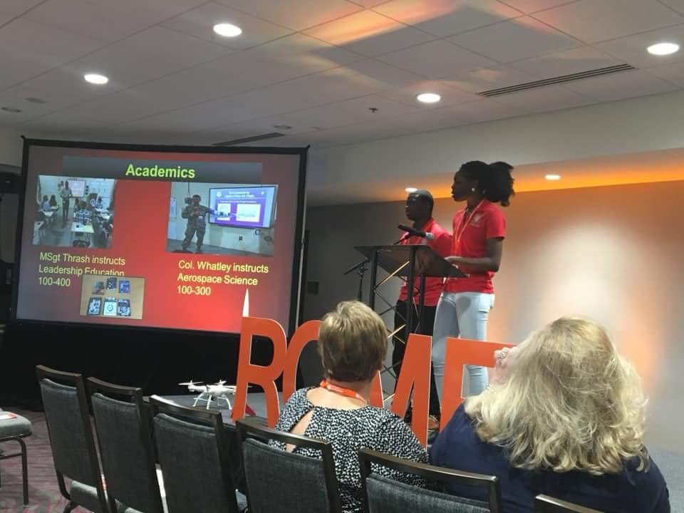 VoteRoberson's tweet photo. Yesterday, Dave had the pleasure of attending the @romechamber's #ConfluenceRome conference with his Leadership Rome classmates. It was especially awesome to see what the young people in our community are doing with technology. The future is bright! https://t.co/Djus4TrhVr