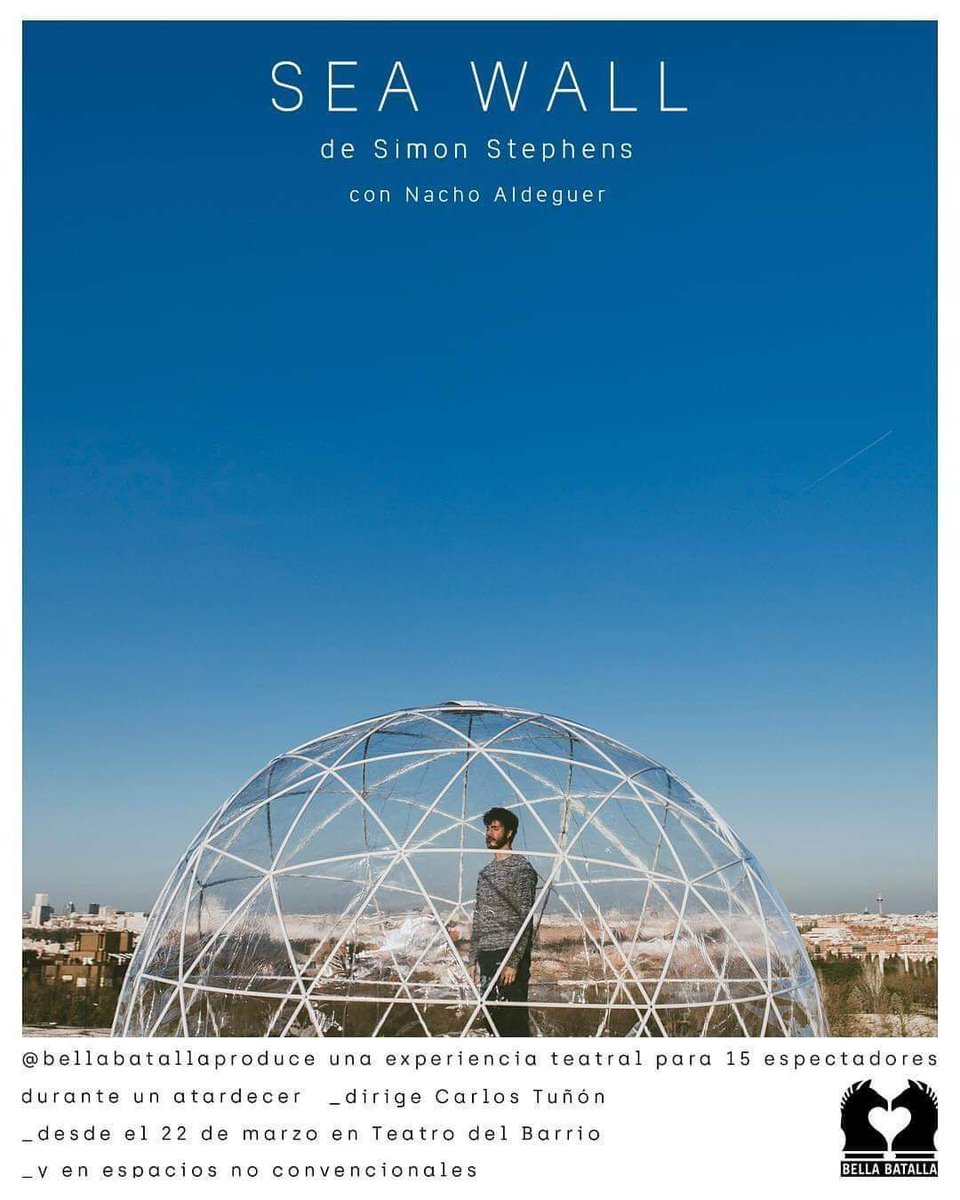 Albaerreg's tweet photo. Además también está pasando esto y deberíais descubrirlo. 

Sea Wall de Simon Stephens.

@bellabatalla
@nachoaldeguer https://t.co/1Yo5oB7179