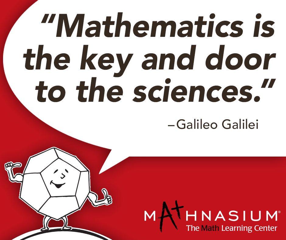SCMathnasium's tweet photo. Happy Friday! We often talk about how #math is the foundation for so many things - particularly in #science. It’s nice to see that famous polymath, #Galileo, has our back on this one! #key #door #foundation #tutoring #education #mathknowledge #mathskills #STEM 😎 https://t.co/6oI7FYcAKn