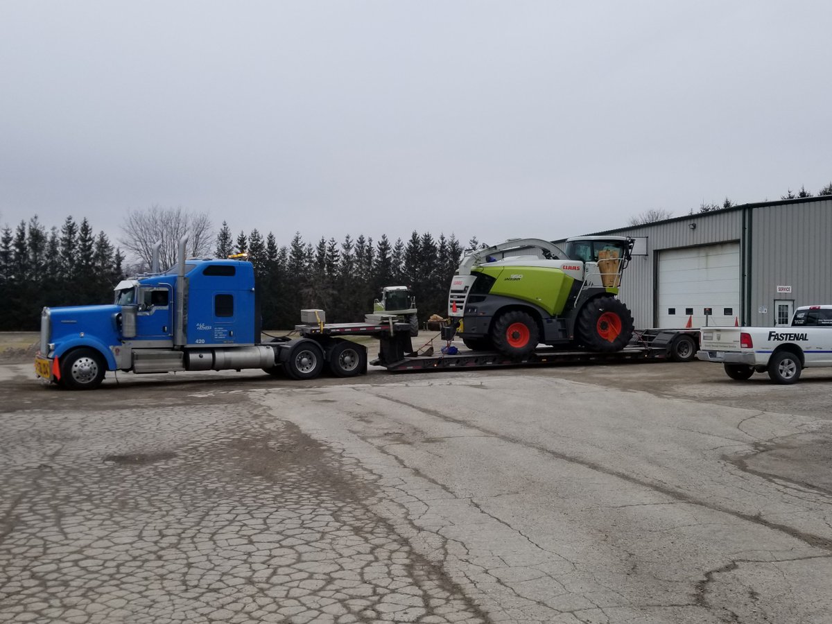 SunovaImplement's tweet photo. WOW so this showed up today. Our 2019 Jaguar 950 demo. If you would like to see the #CLAAS difference. Give us a call for a demo. https://t.co/JR00RzARY2