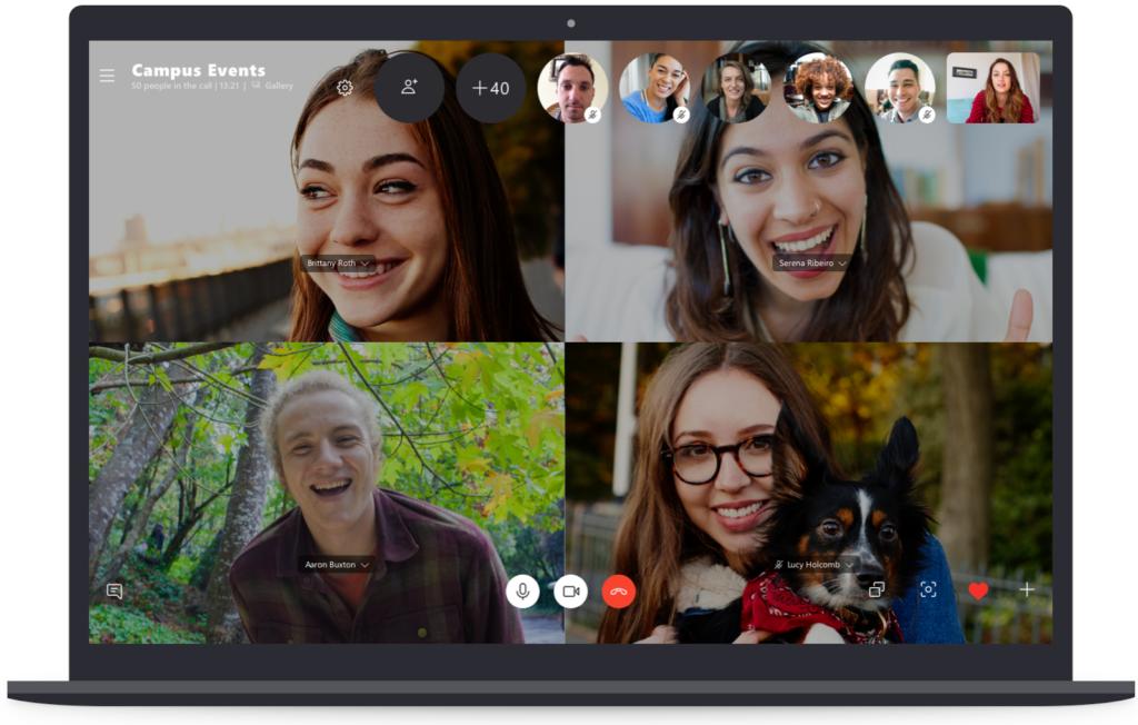 Microsoft’s new 50-person group video chat feature for Skype exits beta
