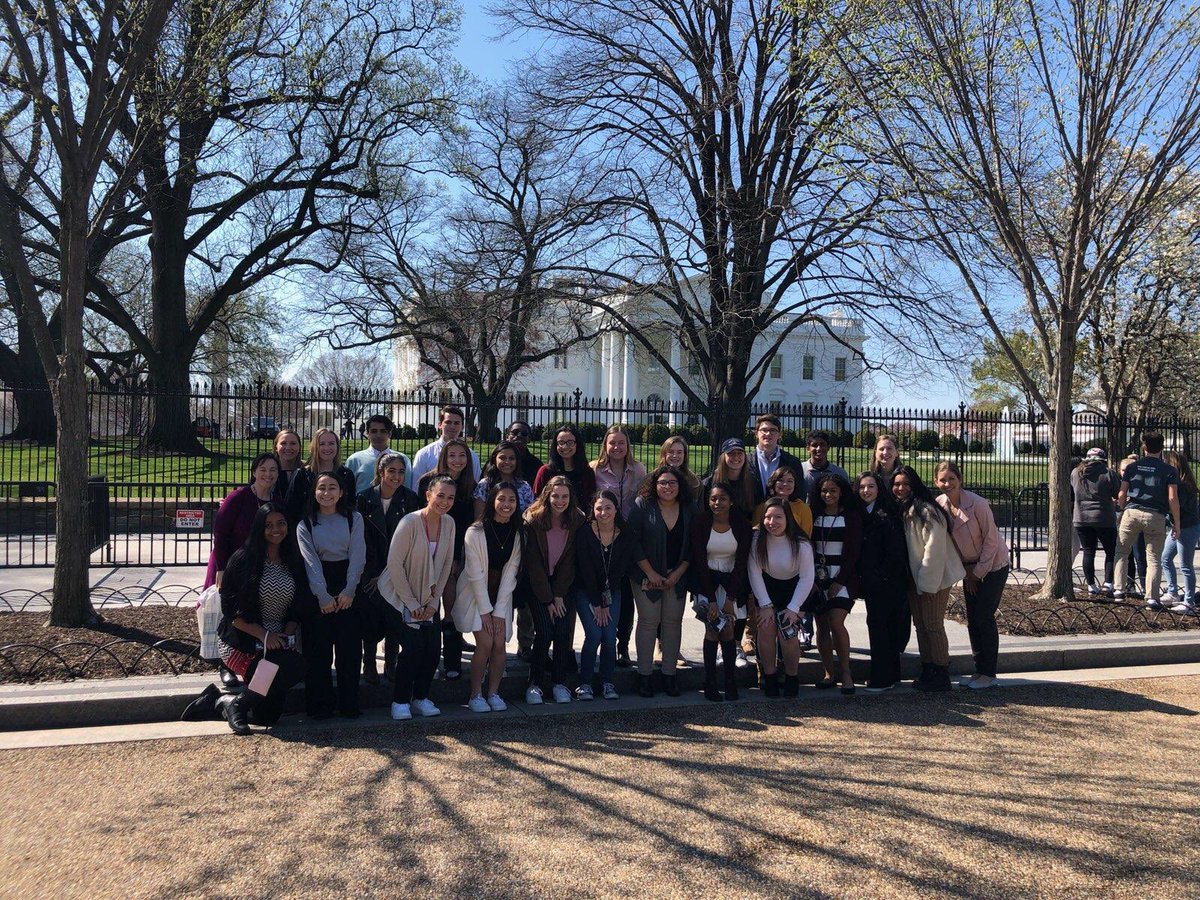 WSHSSocStudies's tweet photo. Kudos to Government Seniors at the White House to see the hub of the Executive Branch up close! #thevikingstory #wecelebratediversity https://t.co/CrpPNeQldm