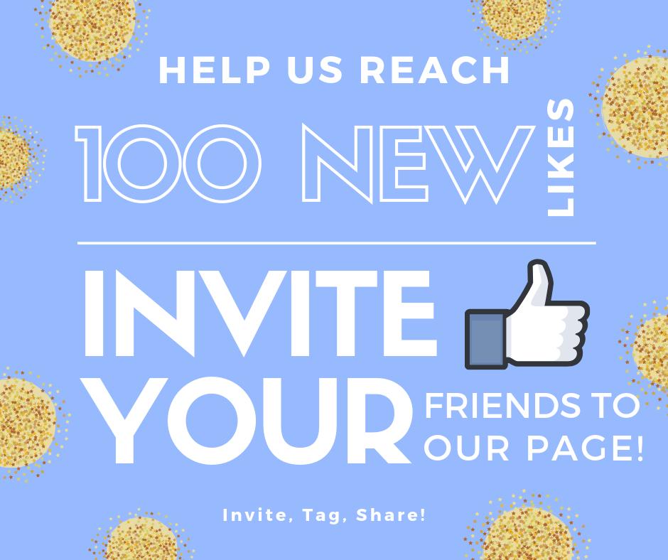 We can’t do it without YOUR help - will you share &amp; invite at least 3 friends to like our page? 👍🏼
