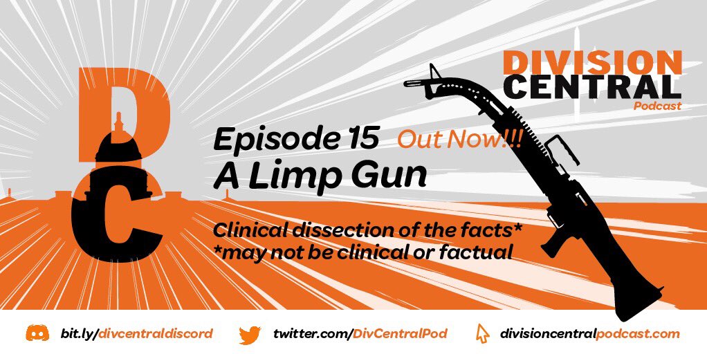 DivCentralPod's tweet image. 🔴EPISODE #15 of the Division Central Podcast🔴

Listen here

💻Website: bit.ly/divcentral
🔈iTunes: bit.ly/divcentralitun…
🔈Google: bit.ly/divcentralgoog…
🔈Spotify: bit.ly/divcentralspot…

Why not join the Discord: bit.ly/divcentraldisc… 

#TheDivision⁠