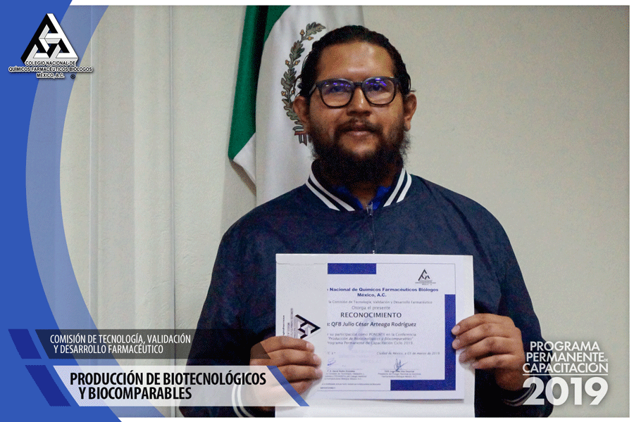 ColegioQFBMex's tweet photo. En su segunda conferencia del #Programa2019, #TEVADEFA invitó al QFB Julio César Arteaga Rodríguez, Especialista en #Biotecnología @cinvestav; para que nos hablara acerca del proceso de fabricación de #Biotecnológicos, así como la diferencia entre innovador y Biocomparable. https://t.co/DdIpaoaCtG