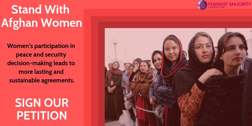 FeministFDN's tweet photo. Send an urgent message to your Members of Congress that you are outraged about the exclusion of Afghan women & the Afghan government in US-Taliban peace negotiations. #AfghanWomenWillNotGoBack #EnduringPeace
https://t.co/rBVmL8V3Xv https://t.co/tu1BtJ8wEQ