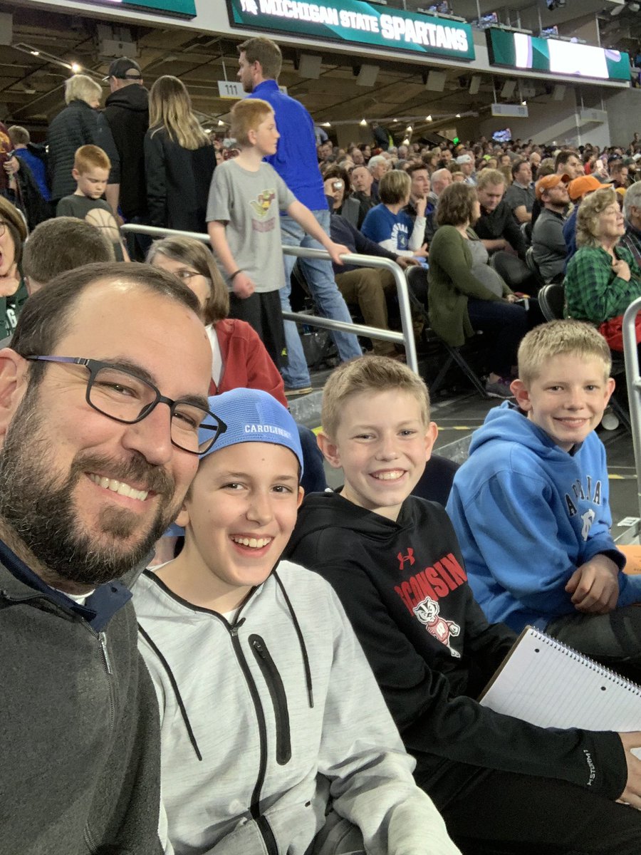 At the #finalfour with the crew.