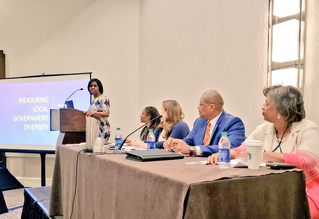 NFBPACVC's tweet photo. @JamesGastonIII @ICMAevents @nfbpa1 #CM of @PetersburgV shares views on a #DiversityDashboard panel workshop at @nfbpa1 #NFBPAFORUM2019 #ChatCafe @ELGL50 https://t.co/dzADDdUyyt