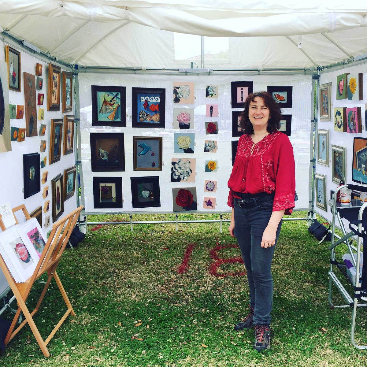LauraNigg's tweet photo. Come by and visit at the Druid city Arts Festival today and tomorrow! https://t.co/tzwxl9C01k