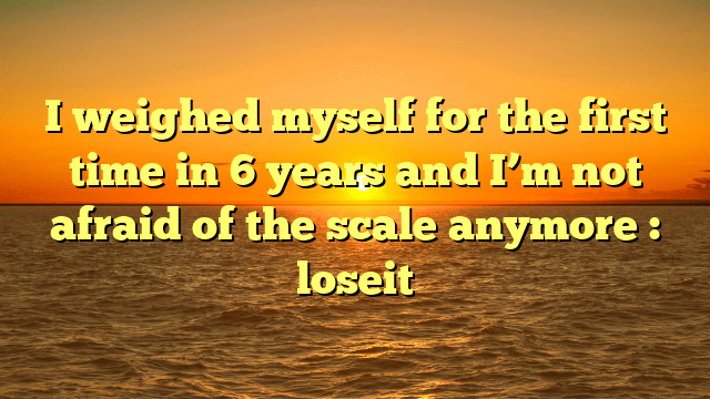 CbcfHealth's tweet photo. I weighed myself for the first time in 6 years and I’m not afraid of the scale anymore : loseit https://t.co/daf6LIhgA7 https://t.co/V7eSofHlLb
