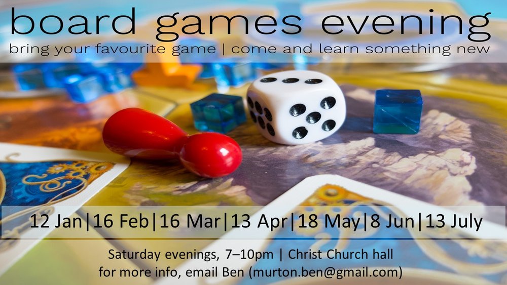 CC_Cambridge's tweet photo. It's our monthly board games evening on Saturday. Bring your favourite game or come and learn something new! https://t.co/oSVRLz1eNY