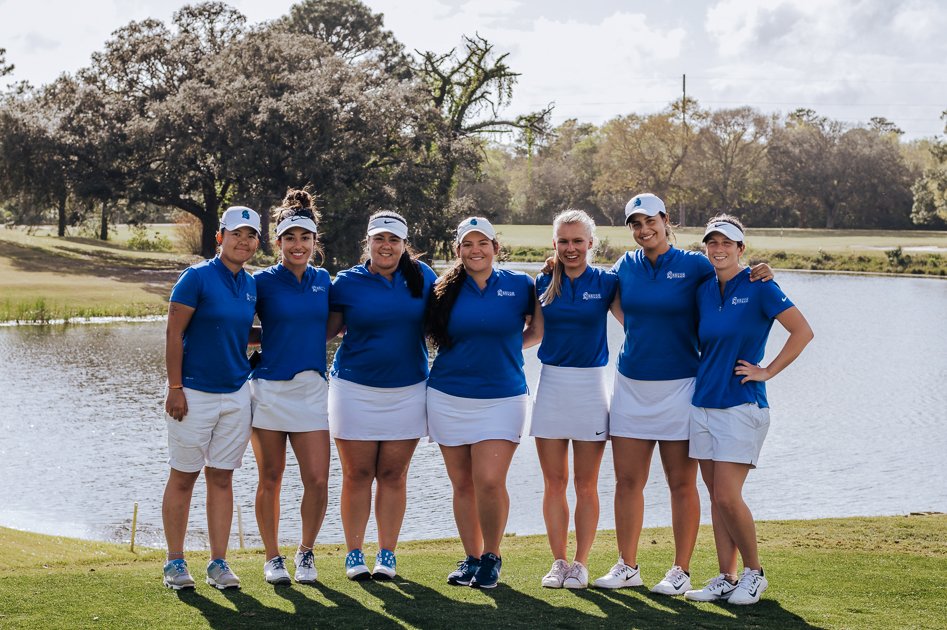 PenAirCU's tweet photo. For a donation, players could have one of these highly skilled golfers take their shot for them during the NMCRS Charity Golf Tournament last week.
Thank you to the @UWF Women's Golf Team for your "drive" to support our local military! #FriendsOfTheNMCRS #Communerosity https://t.co/otzEVRa7e4
