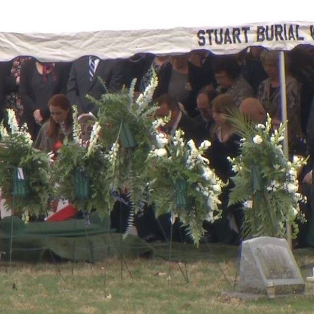 nbc4i's tweet photo. THANK YOU FOR YOUR SACRIFICE: Army Spc. Joseph Collette is about to be laid to rest at Maple Grove Cemetery. https://t.co/swADoPo3eP https://t.co/JpFVLYvP8O https://t.co/gAecdnFBPl