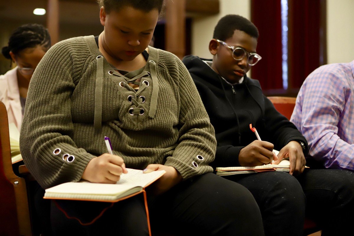 #collegetour2019 is more than just seeing campuses. Students #journal extensively about their experiences and contacts. #prepforsuccess #hbcu #pursuitofexcellence