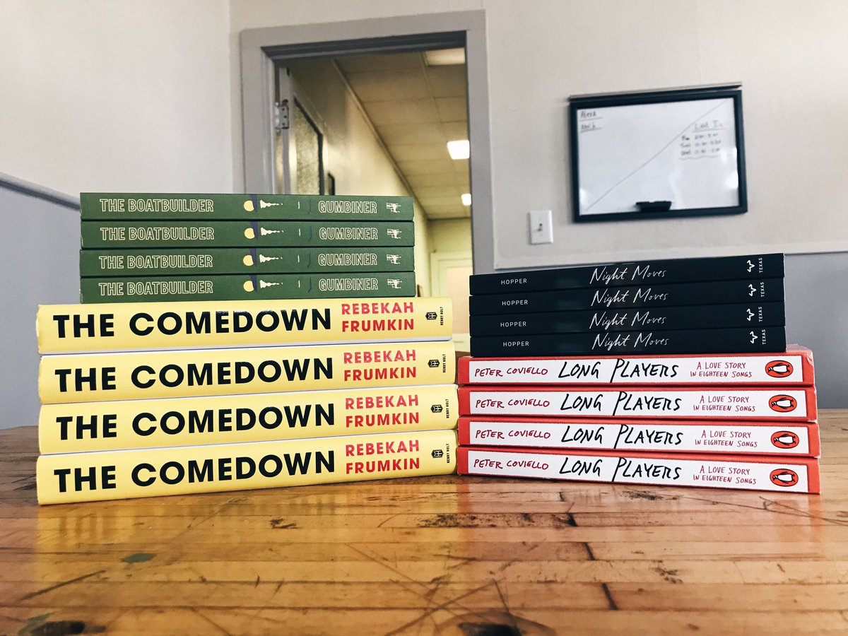 TuesdayAgency's tweet photo. TONIGHT: Believer Reading, 7pm @ Goosetown CafΓ©. #LitWalk
Make sure to get a raffle ticket when you come in, because weβre giving away 4 copies of each of these incredible Believer titles!
Lit Walk After Party to follow! #missioncreekfestival #mcf2019 https://t.co/TZIAZNkccO