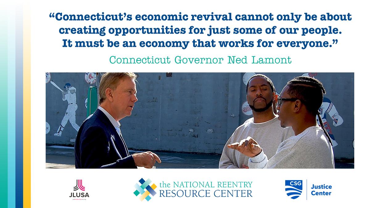 GovNedLamont's tweet photo. #APathForwardCT includes all of us—even those who’ve made mistakes. Reentry, to me, means recognizing that giving some folks a second chance can help move our state forward as a whole.
What does reentry mean to you? https://t.co/vwCuP06KLB #ReentryMatters #SecondChanceMonth https://t.co/9gXpn6PfVZ