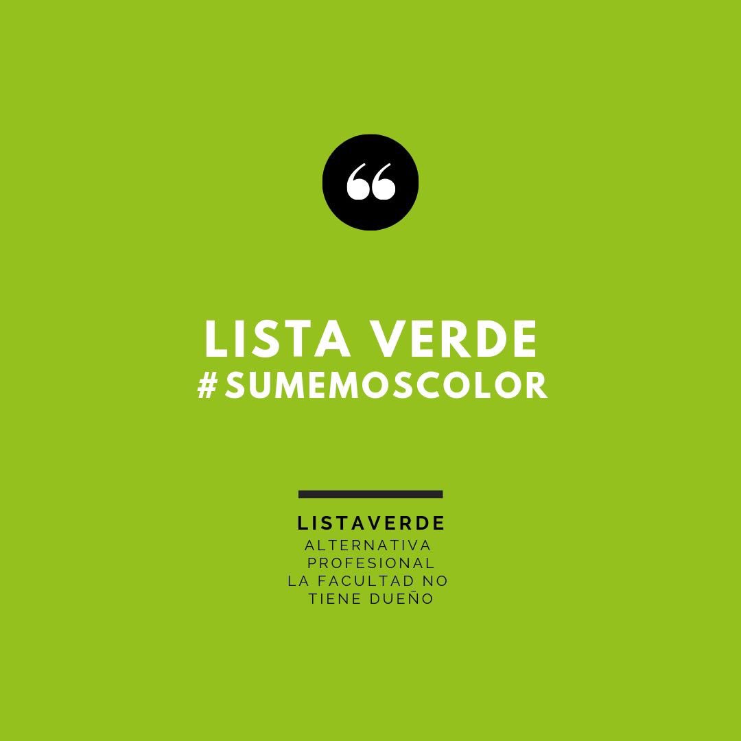 vazquezwhite's tweet photo. ¿Sabías q en #EconomicasUBA #Gradudos las últ 3 elecciones sólo voto el 10%? Este año VENI A VOTAR #SumemosColor #PensáEnVerde #VeníAVotar https://t.co/YZ0wKRzuca