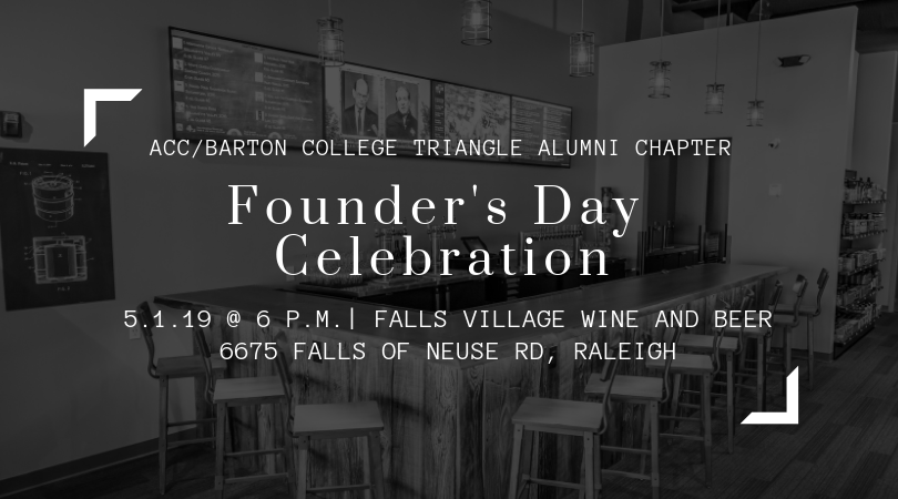 barton_alumni's tweet photo. #TriangleBulldogs Celebrate the founding of our College with your fellow #BartonAlumni at the Triangle Chapter's Founder's Day Celebration event #HailAlmaMater #ACCisBC #BCFoundersDay2019 https://t.co/oV8M5384j6