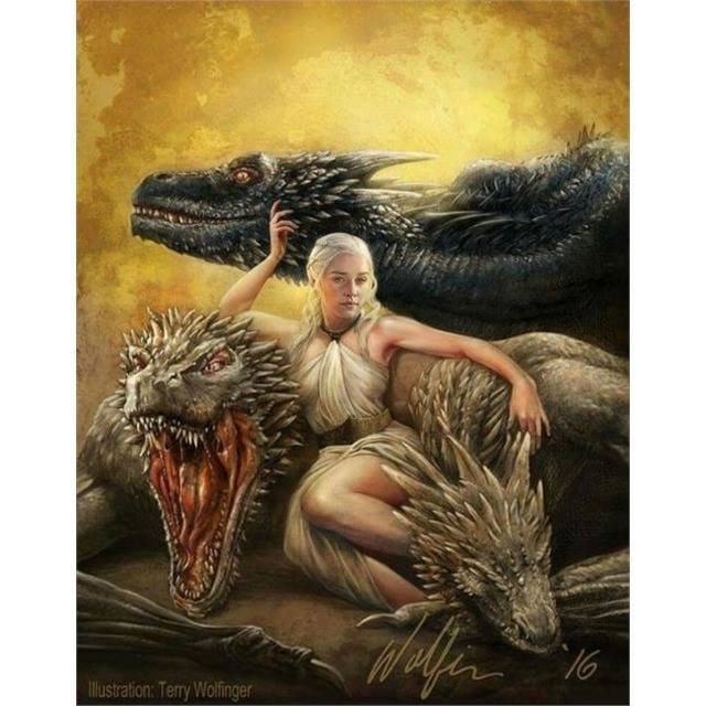 thronesdragons's tweet photo. Mother of Dragons by Terry Wolfinger. - #GameOfThrones #GoT #Daenerys #Khaleesi #JonSnow #GotArt #GameOfThronesArt #DaenerysTargaryen #Daenerys #Targaryen #MotherOfDragons #Dany #EmiliaClarke #KitHarington #GameOfThronesFamilly #GoTFamily #GoTPage #GoTFanPage #GotFanArt #Win… https://t.co/kVJYiUPFKY