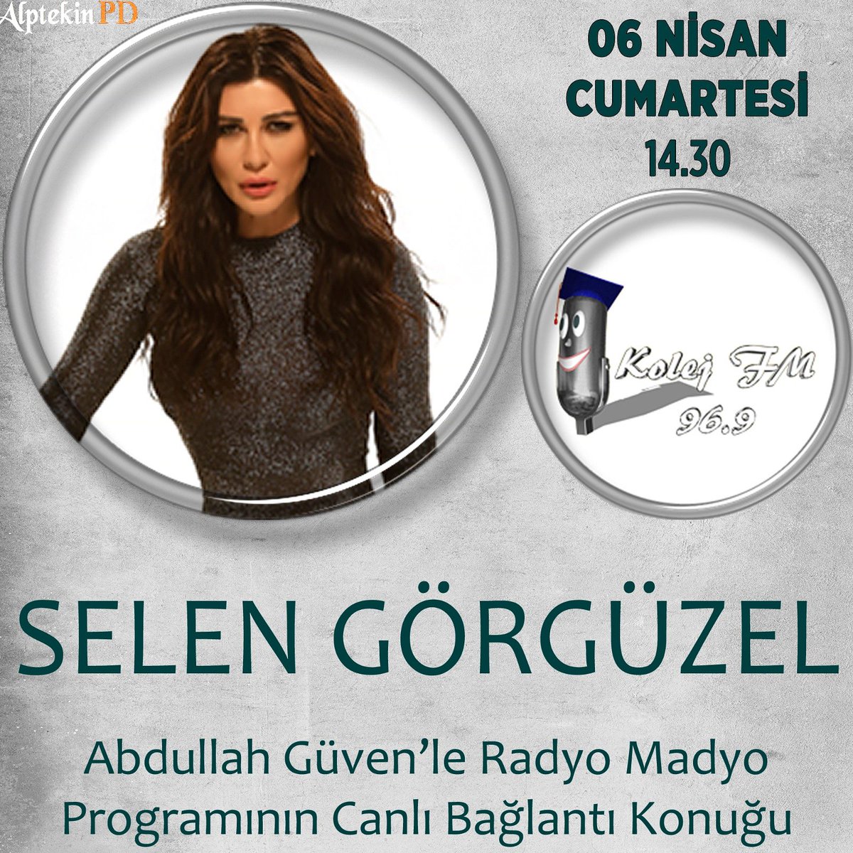 Selen Görgüzel 6 Nisan Cumartesi Günü Saat 14:30'Da Kolej Fm Abdullah Güven'le Radyo Madyo Programının  Canlı Bağlantı Konuğu Olacak  Sakın Kaçırmayın... <a href="/selengorguzel/">Selen Görgüzel</a> <a href="/cenkleyoklama/">Cenk ALPTEKİN</a> <a href="/Kolej_FM/">Kolej FM</a>