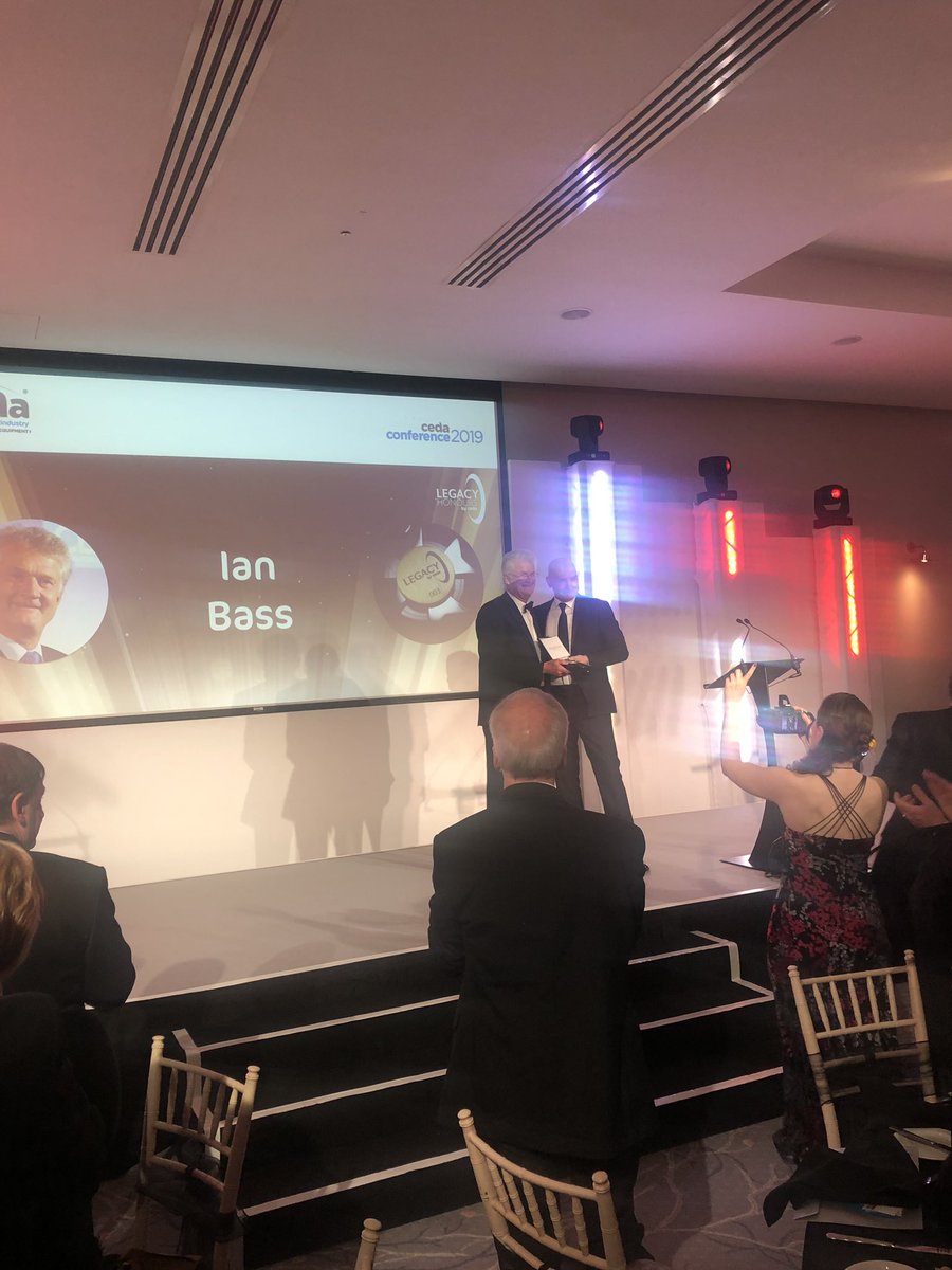 Well deserved award for <a href="/GratteBrothers/">Gratte Brothers Group</a> Ian Bass
Great to see recognition and praise for a great gentleman <a href="/CEDAUK/">ceda UK</a> 
#cedaconnects #cedalegacy #cateringequipment