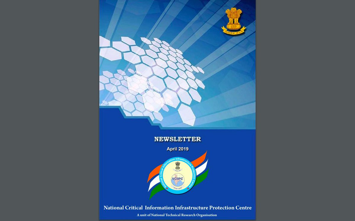 LAV_K_V's tweet photo. Thanks to #National #Critical #Information #Infrastructure #Protection #Centre for Giving Acknowledgement.

#nciipc https://t.co/ZEl29yexLI