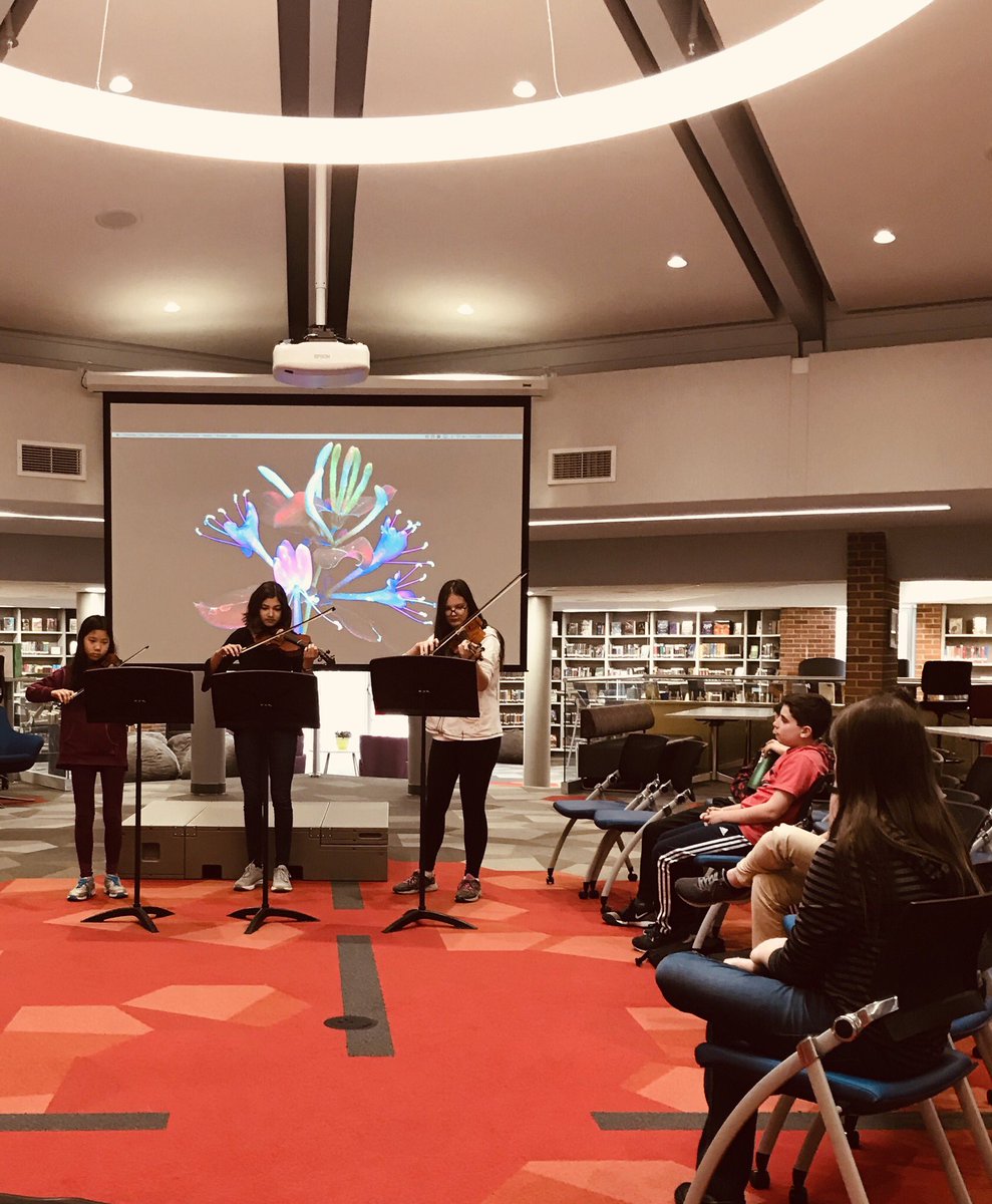 abiasiello's tweet photo. Our inaugural #FirstFridaysOpenMic is in the books at @109Shepard! Such a fantastic display of authenticity, vulnerability, and creativity! I can’t wait to see what our amazing students share next month! 🎺🎭🎨🎬🦋#engage109 @DPS109 @emily_dykema @Andrea_Trudeau @LindaVaananen https://t.co/6VWiLBUgD1
